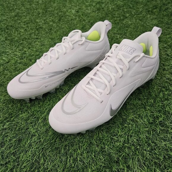 Nike Alpha Huarache 8 Pro LAX Lacrosse Cleats White CW4446-100 Men Size 9.5 NEW main image 4